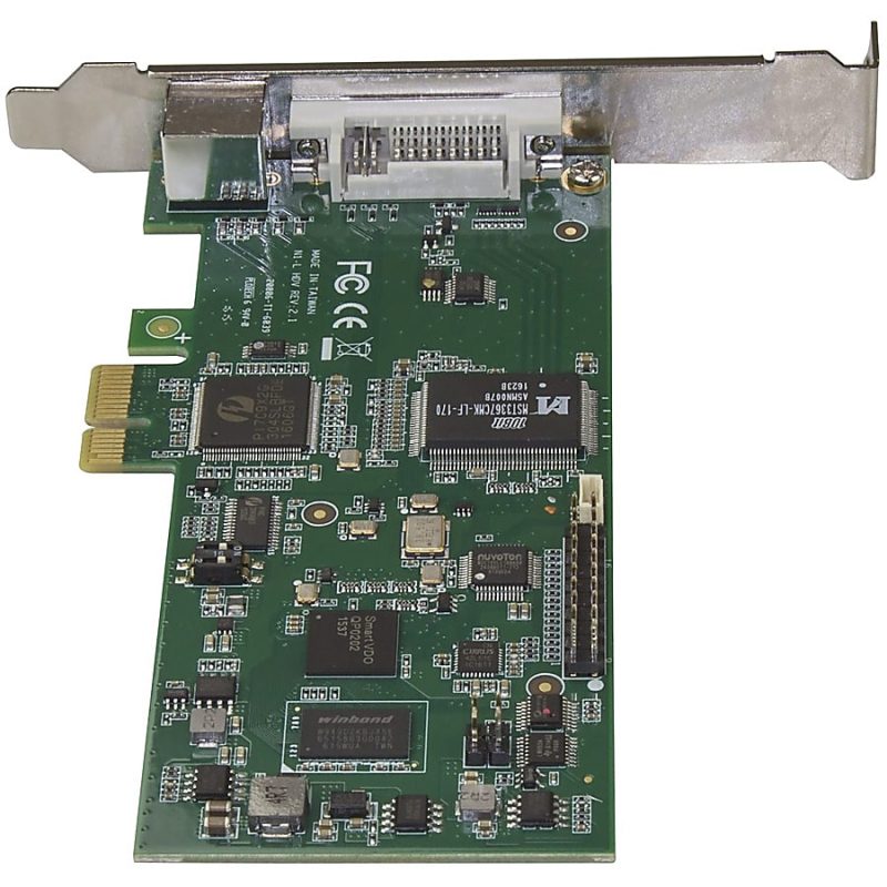 StarTech.com PCIe Video Capture Card - Internal Capture Card - HDMI, VGA, DVI, and Component - 1080P at 60 FPS - Functions: Video Capturing, Video Recording, Video Encoding - PCI Express x1 - 1920 x 1080 - NTSC, PAL-M, PAL60, PAL - MPEG-4, H.264 - Image 2