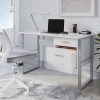 Realspace® Halton 48"W Computer Desk, White