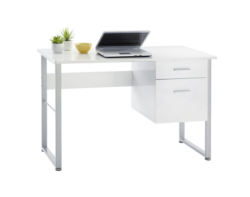 Realspace® Halton 48"W Computer Desk, White - Image 2