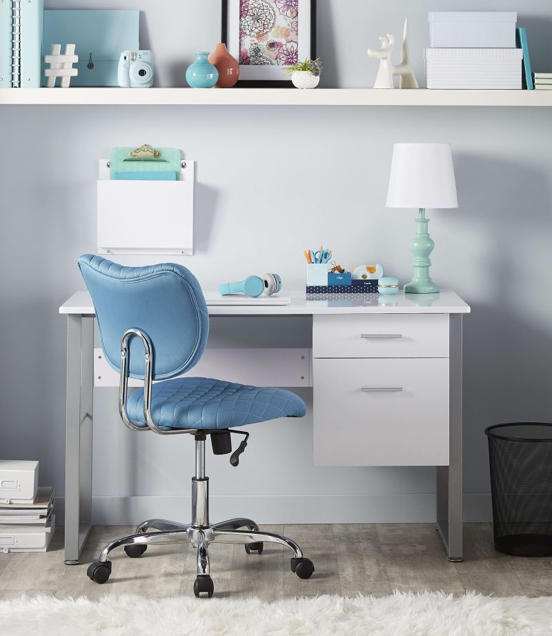Realspace® Halton 48"W Computer Desk, White - Image 5