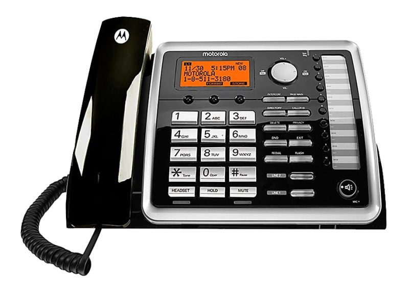 Motorola® DECT 6.0 4-Line Cordless Expansion Handset For ML1000 Desk Phone Base Station, ML1200 - Image 2