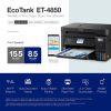 Epson EcoTank ET-4850 All-in-One Supertank Printer - Multifunction printer - color - ink-jet - refillable - 8.5 in x 14 in (original) - A4/Legal (media) - up to 11 ppm (copying - Image 5