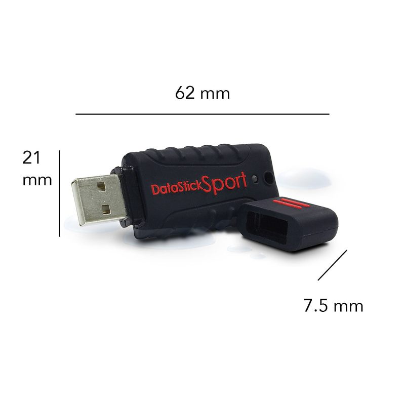 Centon DataStick Pro USB 2.0 Flash Drives, 8GB, Sport Black, Pack Of 10 Flash Drives, DSW8GB10PK - Image 4
