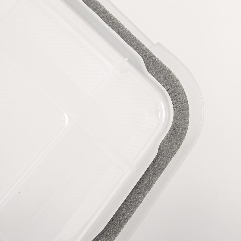 IRIS® Weathertight® Storage Container, 46 Quarts, 11 4/5" x 15 4/5" x 19 7/10", Clear - Image 5