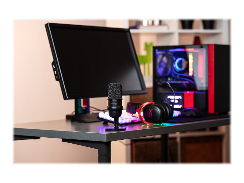 HyperX SoloCast USB Microphone, Black, 4P5P8AA - Image 10