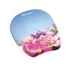 Fellowes® Gel Mouse Pad With Wrist Rest, Pink Flowers - Image 2