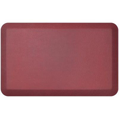 GelPro NewLife Designer Comfort Leather Grain Anti-Fatigue Floor Mat, 20" x 32", Cranberry