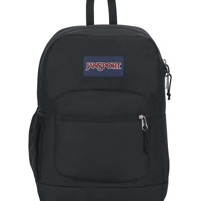 Jansport Cross Town Plus Backpack With 15" Laptop Pocket, 100% Recycled, Black
