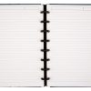 TUL® Discbound Notebook With Leather Cover, Junior Size, Narrow Ruled, 60 Sheets, Navy - Image 2
