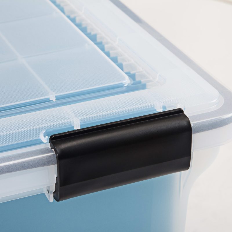 Iris® WeatherPro Storage File Box, Letter/Legal Size, 10 9/10" x 14 1/2" x 17 7/8", Clear - Image 8