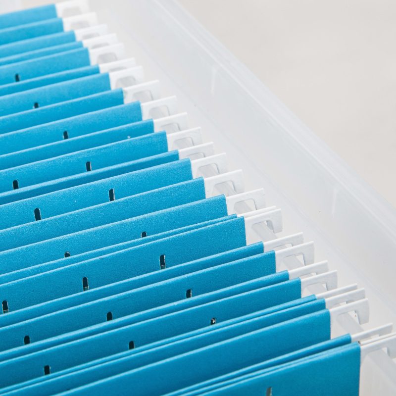 Iris® WeatherPro Storage File Box, Letter/Legal Size, 10 9/10" x 14 1/2" x 17 7/8", Clear - Image 9