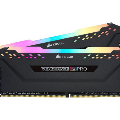 CORSAIR Vengeance RGB PRO - DDR4 - kit - 16 GB: 2 x 8 GB - DIMM 288-pin - 3200 MHz / PC4-25600 - CL16 - 1.35 V - unbuffered - non-ECC - black