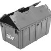 Office Depot® Brand Attached-Lid Storage Container, 12"H x 17"W, x 27"D, Gray - Image 2
