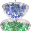 Azar Displays 3-Tier Bowl Display, 24"H x 12"W x 12"D, Clear - Image 2
