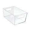 Azar Displays Tote Bins With Handles, X-Large, Clear, Pack Of 4 Bins - Image 2