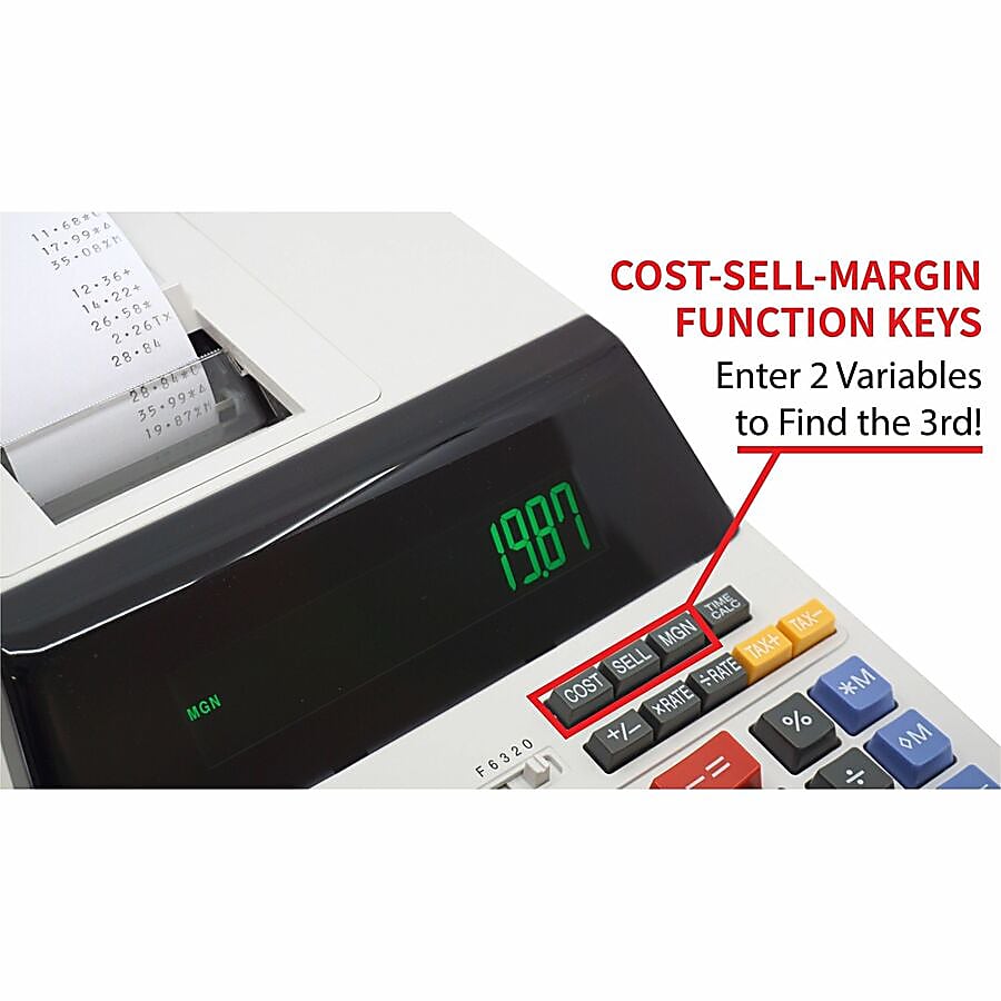 Sharp® EL-1197PIII Desktop Printing Calculator - Image 4