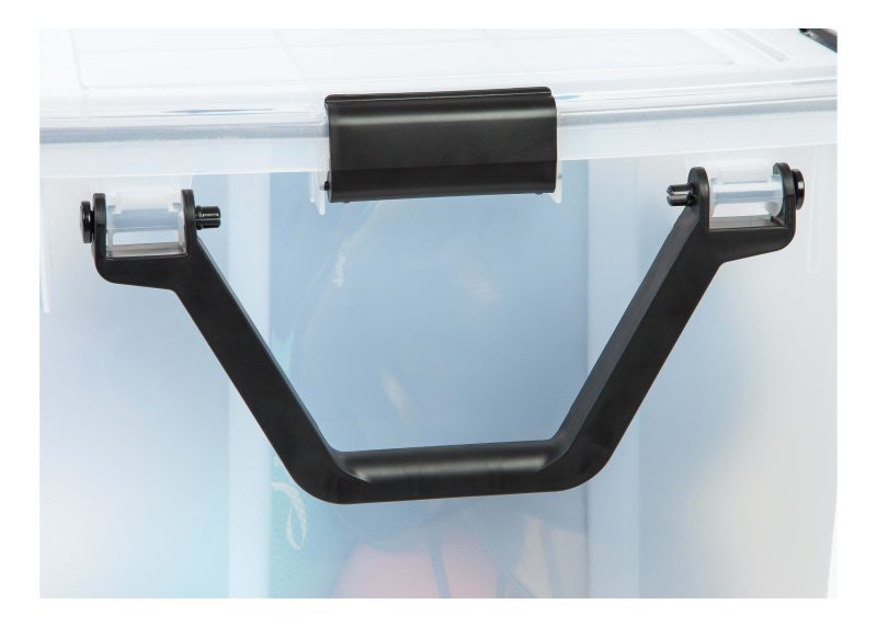 IRIS® Weathertight® Plastic Storage Container With Latch Lid, 18 3/4" x 17 3/4" x 23 5/8", Clear - Image 4
