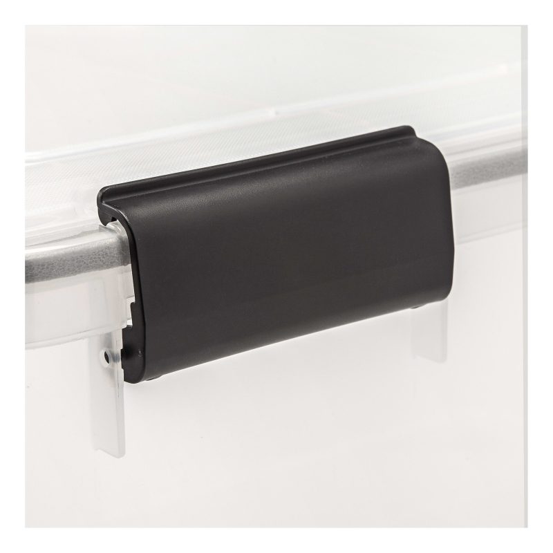 IRIS® Weathertight® Plastic Storage Container With Latch Lid, 18 3/4" x 17 3/4" x 23 5/8", Clear - Image 5