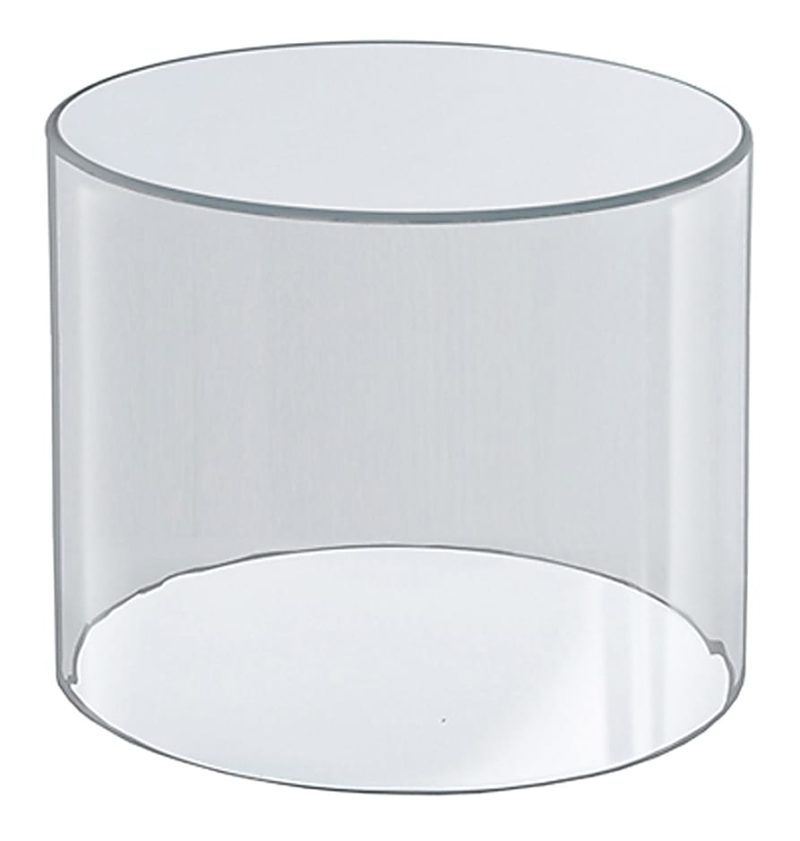 Azar Displays Acrylic Cylinder, Small Size, 6" x 6", Clear