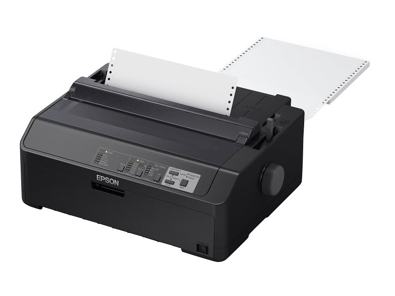 Epson FX 890II - Printer - B/W - dot-matrix - , 10 in (width) - 240 x 144 dpi - 9 pin - up to 738 char/sec - parallel, USB - Image 2