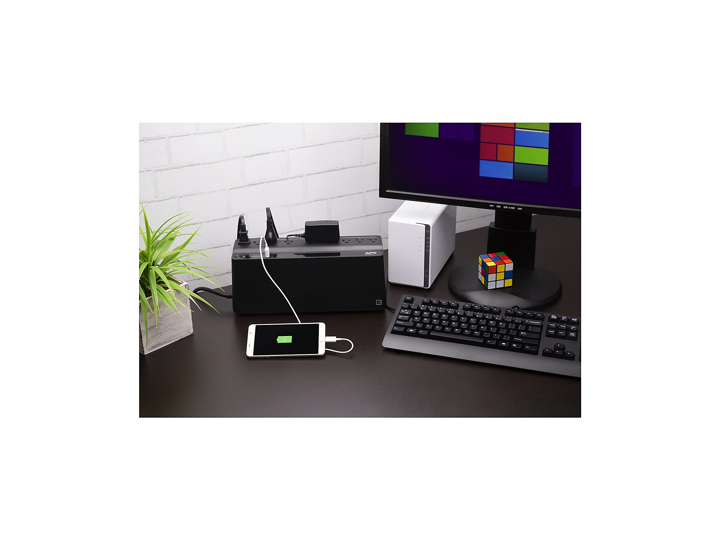 APC® Back-UPS 900 9-Outlet/1-USB Battery Backup And Surge Protector, BVN900M1, Black - Image 5