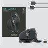 Logitech MX Master 3 Advanced Wireless Mouse, Ultrafast Scrolling, Use on Any Surface, Ergonomic, 4000 DPI, USB-C, Black - Image 9