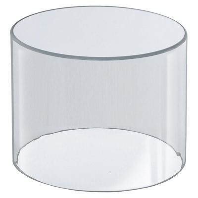 Azar Displays Deluxe 8" Display Cylinder, Medium Size, 8" x 8", Clear