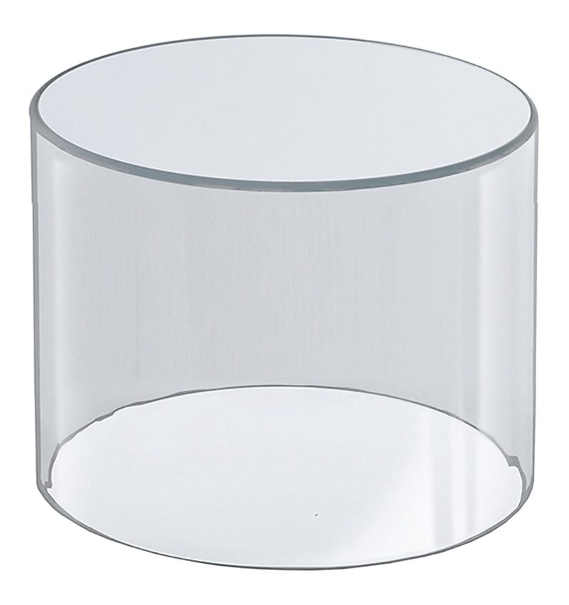 Azar Displays Deluxe 8" Display Cylinder, Medium Size, 8" x 8", Clear