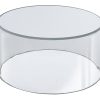 Azar Displays Deluxe 6" Display Cylinder, Small Size, 10"W x 6"H, Clear