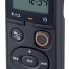 OM System VN-541PC Digital Voice Recorder, 4-5/16”H x 1-1/2”W x 1/8”D, Black - Image 2
