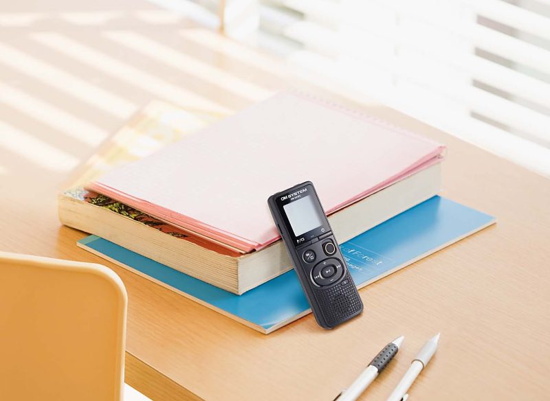 OM System VN-541PC Digital Voice Recorder, 4-5/16”H x 1-1/2”W x 1/8”D, Black - Image 5