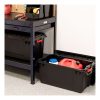 IRIS® Weathertight® Plastic Storage Containers With Latch Lids, 15 3/8" x 16" x 30", Black, Case Of 4 - Image 2