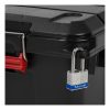 IRIS® Weathertight® Plastic Storage Containers With Latch Lids, 15 3/8" x 16" x 30", Black, Case Of 4 - Image 4