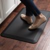 GelPro NewLife Designer Comfort Leather Grain Anti-Fatigue Floor Mat, 20" x 32", Jet - Image 2