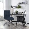 Realspace® X-Cross 48"W Computer Desk With File Cabinet, Black - Image 6