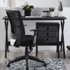 Realspace® X-Cross 48"W Computer Desk With File Cabinet, Black - Image 11
