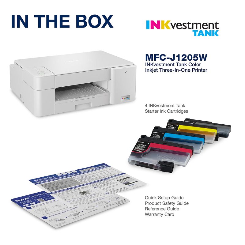 Brother® MFC-J1205W INKvestment Tank Wireless Inkjet All-In-One Color Printer - Image 5