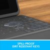 Logitech Rugged Folio for iPad 7th/8th/9th Generation, Protective Keyboard Case with Smart Connector and Durable Spill-Proof Keyboard - Graphite - Image 3