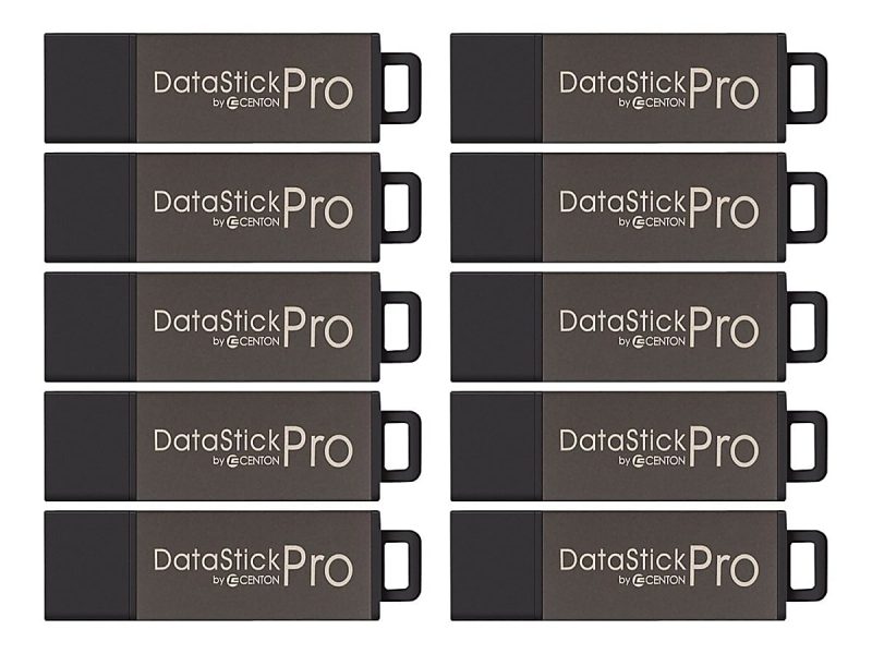 Centon DataStick Pro USB Flash Drives, USB 2.0, 2GB, Gray, Pack Of 50, S1-U2P1-2G50PK - Image 4