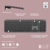 Logitech MK955 Signature Slim Wireless Keyboard And Mouse Combo, Full Size, Graphite, 920-012425 - Image 9