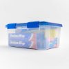 Iris Ultimate Weathertight Storage Box, 17-1/2”L x 16-3/16”W x 10-1/4”H, 19 Qt, Clear - Image 8