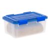 Iris Ultimate Weathertight Storage Box, 17-1/2”L x 16-3/16”W x 10-1/4”H, 19 Qt, Clear - Image 9