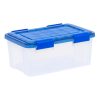 Iris Ultimate Weathertight Storage Box, 17-1/2”L x 16-3/16”W x 10-1/4”H, 19 Qt, Clear - Image 10