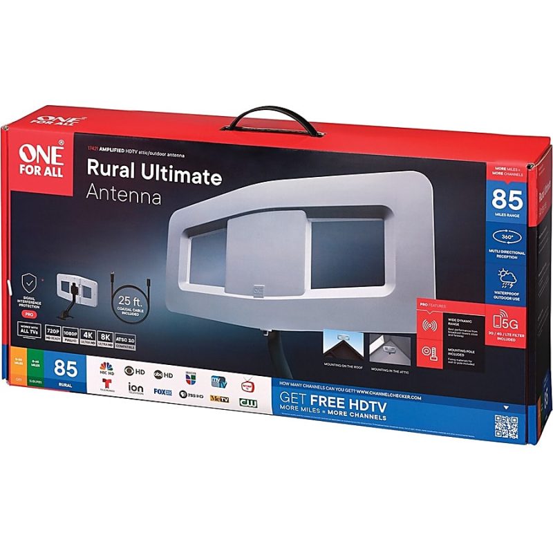 One For All Amplified Attic/Outdoor HDTV Antenna - Image 2