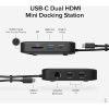 Plugable 7-in-1 USB C Docking Station Dual Monitor - Dual HDMI Dock is Compatible with Mac and Windows - Travel Dock USB4, Thunderbolt or USB-C, 100W PD, 2x HDMI, 1x USB-C, 1Gbps Ethernet, 1x USB 3.0, 1x SD Card - Image 2