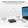Plugable 7-in-1 USB C Docking Station Dual Monitor - Dual HDMI Dock is Compatible with Mac and Windows - Travel Dock USB4, Thunderbolt or USB-C, 100W PD, 2x HDMI, 1x USB-C, 1Gbps Ethernet, 1x USB 3.0, 1x SD Card - Image 6