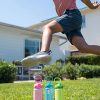 Takeya Actives Spout Reusable Water Bottle, 18 Oz, Glow-In-The-Dark Worm Blue - Image 6
