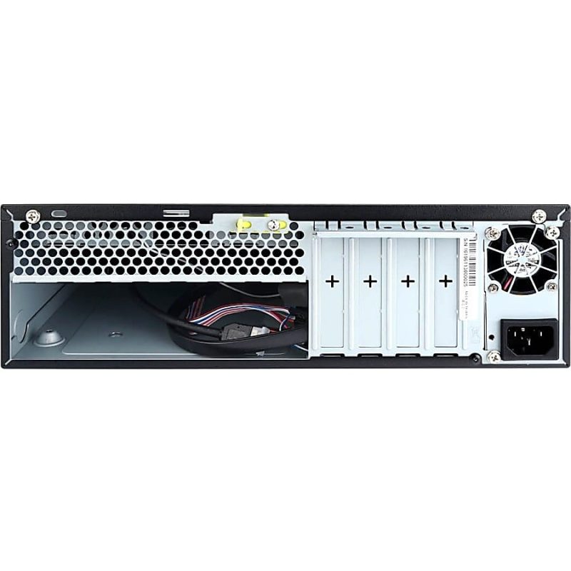 In Win CJ712 8L Small Form Factor Chassis - Ultra Small - Black - 3 x Bay - 1 x 3.15" x Fan(s) Installed - 1 x 265 W - Power Supply Installed - Micro ATX, Mini ITX Motherboard Supported - 1 x Fan(s) Supported - Image 4