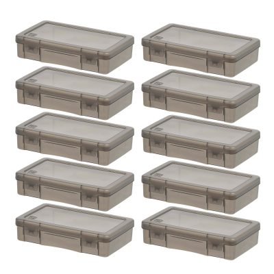 Iris Box, 1 Qt, Gray, Pack Of 10 Boxes