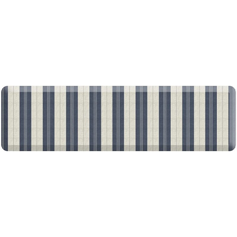 GelPro Designer Comfort Polyurethane Anti-Fatigue Mat For Hard Floors, 20” x 72”, Taylor Blue